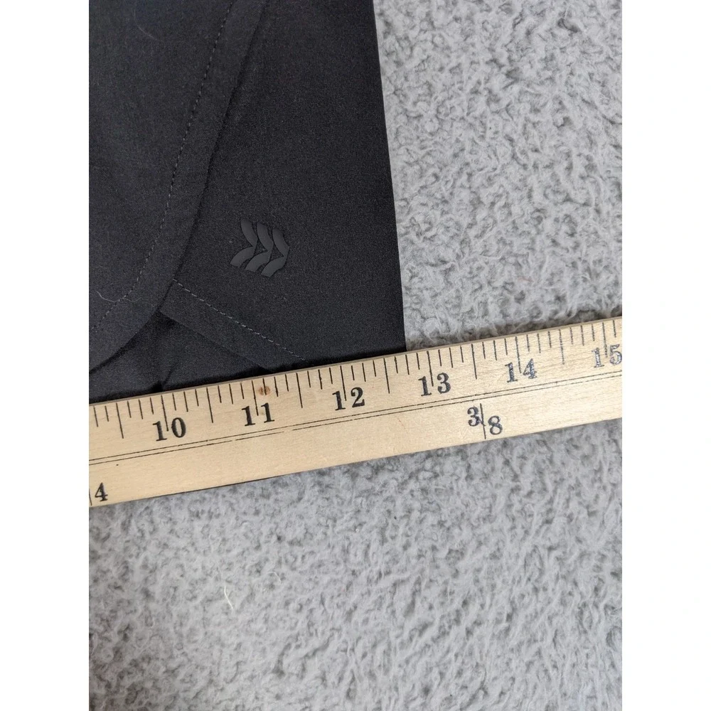 All In Motion Running Shorts Womens M Black Elastic Waist Logo Activewear Beach